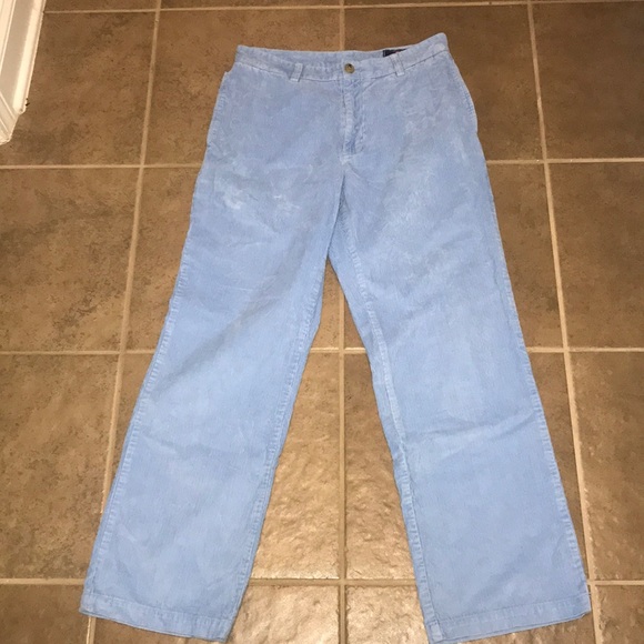 baby blue corduroy trousers
